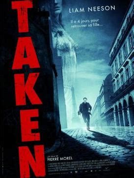 Taken (also titled 96 Hours and The Hostage) is a 2008 English-language French action-thriller film directed by Pierre Morel from a story written by Luc Besson and Robert Mark …